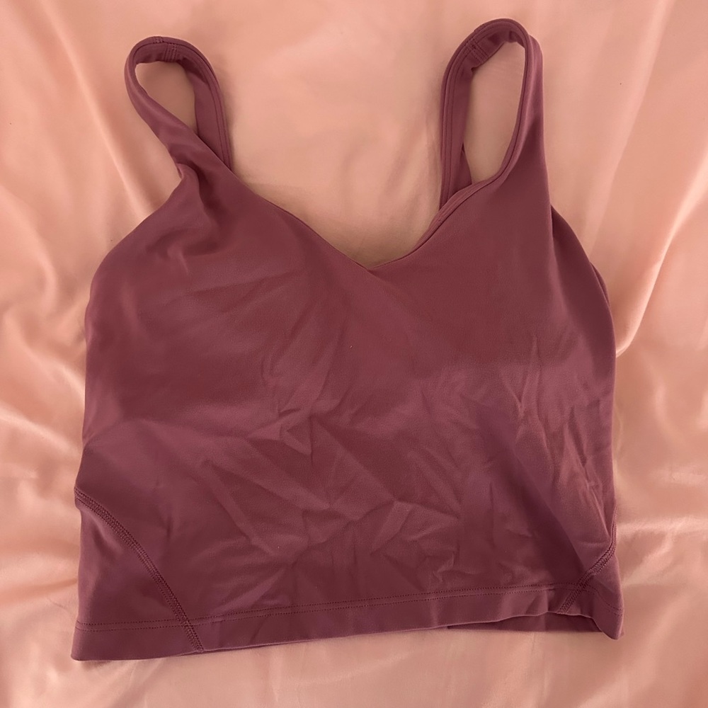 Lululemon Align Top Size 4 (VELVET DUST)